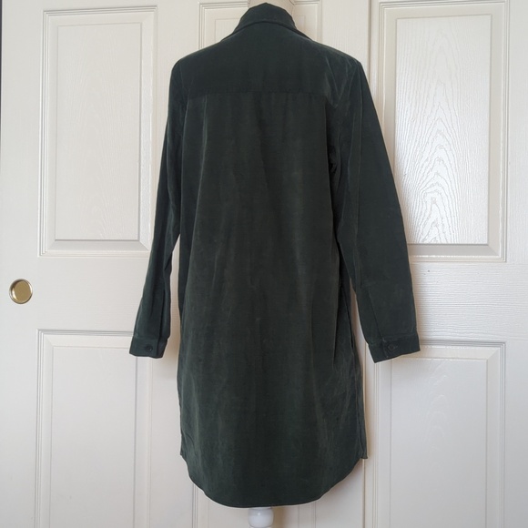 COS A-line Forest Green Corduroy Dress - Picture 9 of 12